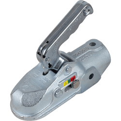 Attelage à boule WINTERHOFF WW 350-RB-K1212 pour remorque de 3500 kg avec timon tubulaire de 50 mm, en fonte