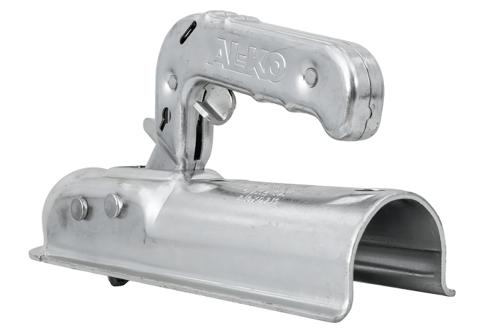 Attelage à boule AL-KO AK7 PLUS pour remorque de 750 kg avec timon tubulaire de 50 mm