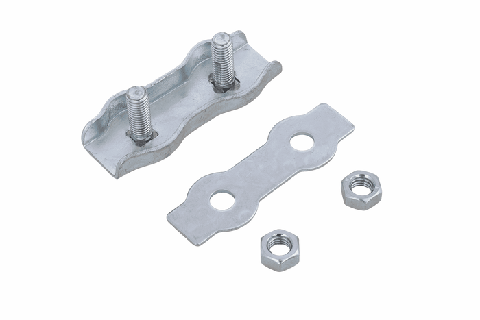 Serre câble double selle DROMET ZLS.8 pour câbles de 8 mm