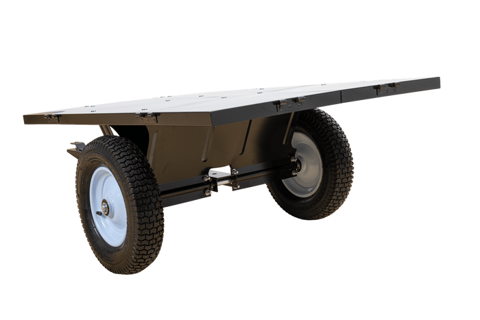 Remorque de jardin pour tracteur, quad UNITRAIER, chariot basculant 225 kg, 1030 x 700 mm