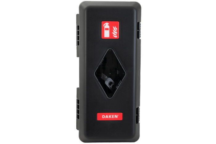 Coffret extincteur 9 kg DAKEN 82010 ADAMANT 671x310x247mm noir
