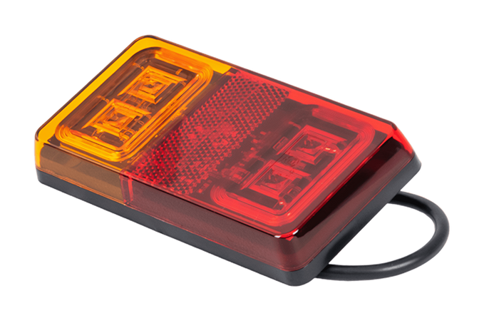 Feu arrière TT TECHNOLOGY TT.12029 LED, 4 fonctions universel