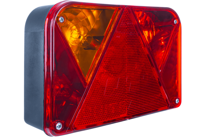 Kit d'éclairage : feux arrière DOBPLAST DPT35 + feux de position latéraux ASPÖCK FLEXIPOINT I + faisceau MANTES 4,5 m 13 broches