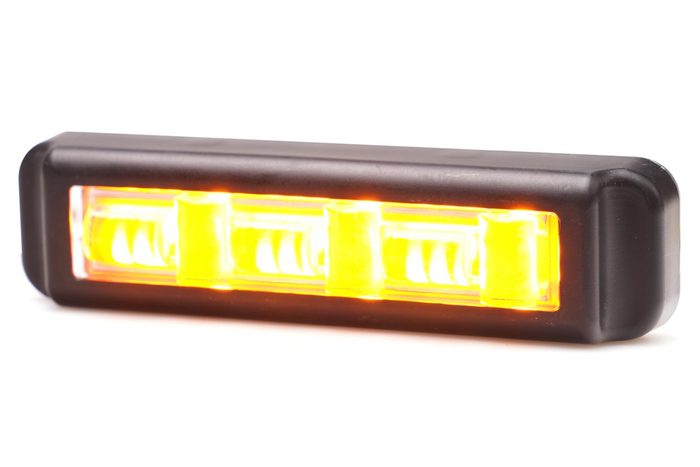 Lampe d'avertissement WAŚ 2466 W285 LED clignotante orange MAÎTRE/ESCLAVE