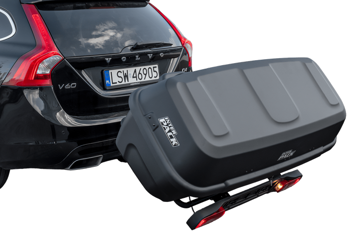 Box, coffre sur boule d'attelage Inter Pack Re-cargo (plateforme + coffre)