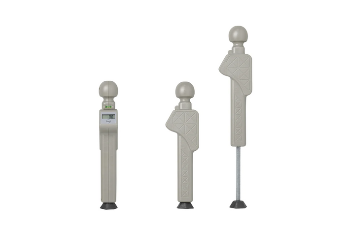 Balance de charge numérique sur la barre de traction caravane ProPlus 360848V01, dynamomètre 150 kg