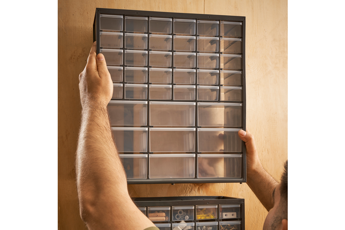 Organiseur de rangement d'atelier à 39 tiroirs STANLEY OPP, 367 x 435 mm