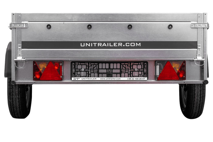 Remorque porte-voitures 230x125 UNITRAILER GARDEN 230 KIPP