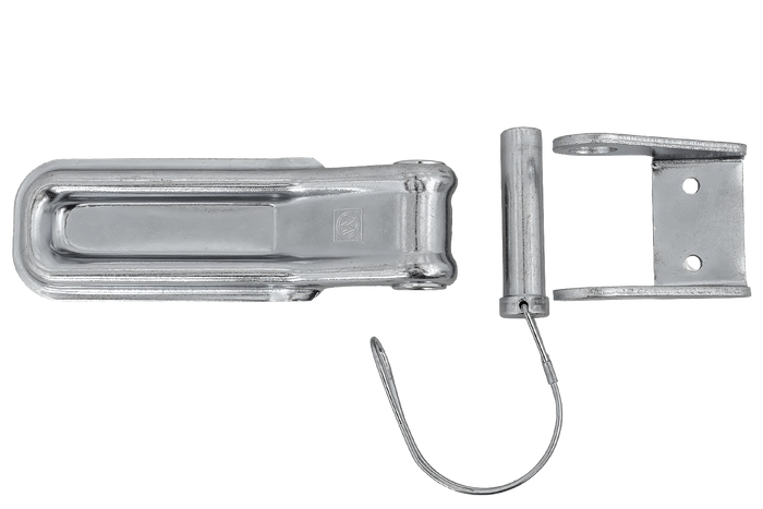 Charnière latérale avec poignée, support WINTERHOFF BSCH 10-17-170+BSCHG 10-17-C montage latéral remorque complet