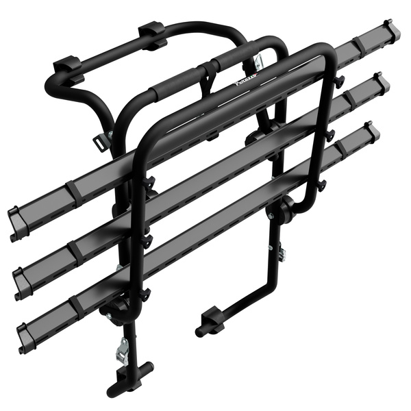 Porte-vélos de hayon Padova 3 en acier pour 3 vélos (noir)