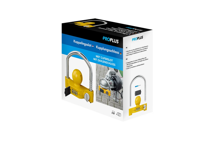 Antivol de boule d'attelage ProPlus 341329V01 avec serrure à combinaison