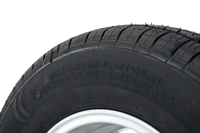 Roue de remorque renforcée KENDA 185/80 R14C 104/102N JANTE ALU STARCO 5.5Jx14"H2 5x112 ET:30