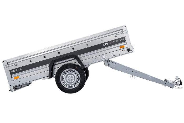 Remorque porte-voitures sur ressorts 230x125 UNITRAILER FORCE 230/R KIPP