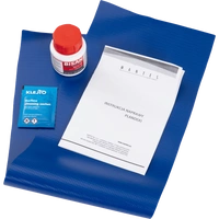 Kit de réparation de bâche OUTLET MANTES Eco Blue 500 g/m²