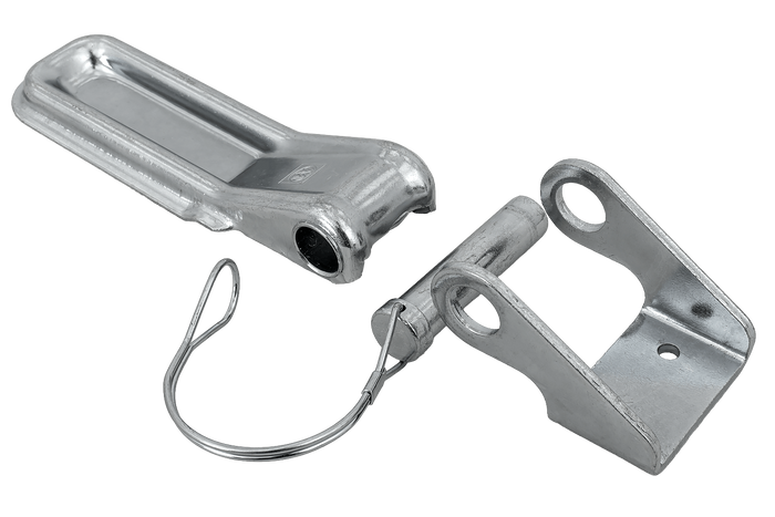 Charnière latérale avec poignée, support WINTERHOFF BSCH 10-17-170+BSCHG 10-17-C montage latéral remorque complet