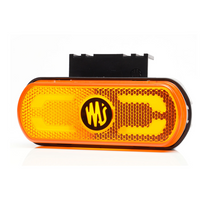 Feu de position à LED WAŚ W240 1598, orange, universel, avec support