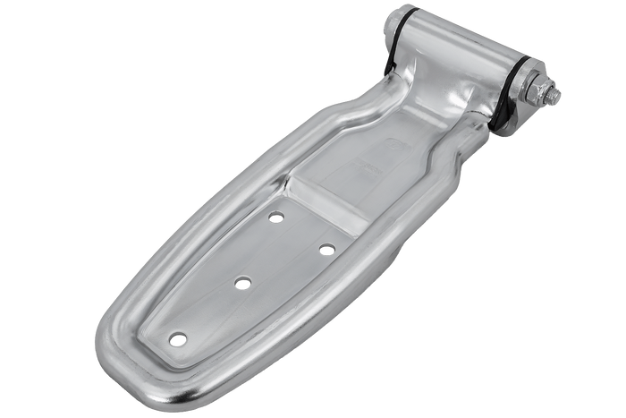 Charnière latérale avec support de montage STEELPRESS HB-01.270-02+UH-01 montage latéral complet de la remorque