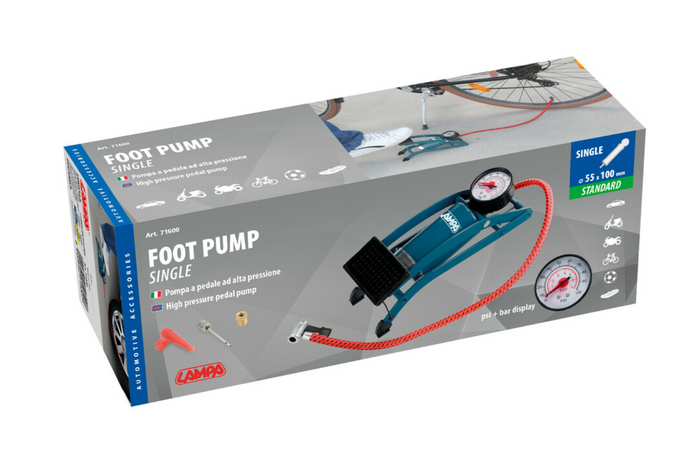 Pompe à pied universelle monocylindre LAMPA