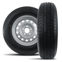 Kit de deux roues renforcées pour remorque LINGLONG 185/80 R14C 104/102N JANTE UNITRAILER 5.5Jx14"H2 5x112 ET:30