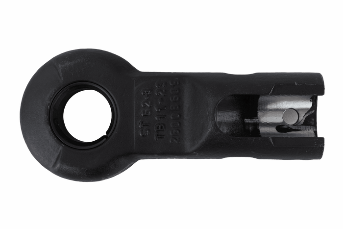 Attelage à œil KNOTT KK7293S pour remorque de 3500 kg avec timon tubulaire de 45 mm, nouveau modèle