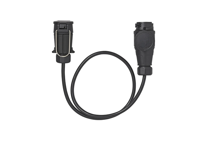 Câble adaptateur ProPlus pour prise d'attelage de remorque 13/7 broches 80 cm