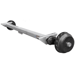 Essieu freiné KNOTT VGB18MV pour remorque/porte-voitures 1800 kg, 1850 mm, 2320 mm, 5x112