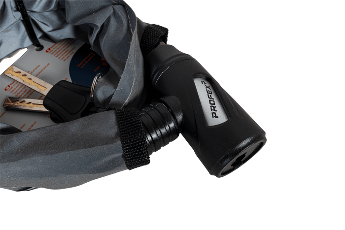 Antivol de vélo PROFEX Reflex en acier renforcé, 70 cm de long
