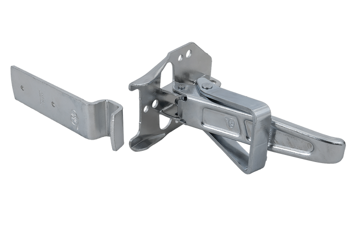 Attelage latéral avec fixation STEELPRESS ZB-04+Z-01A pour fermeture latérale complète remorque