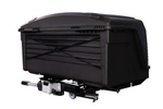 Coffre à bagages Towbox Alpha Urban Black - monté sur attelage