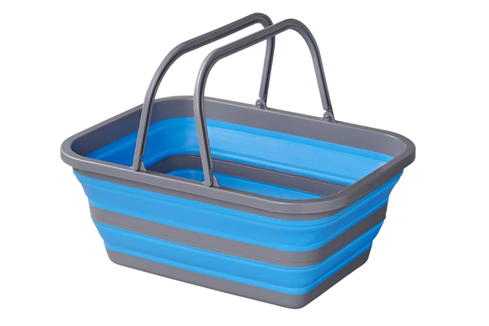 Cuvette de voyage pliable ProPlus 370303V01 en silicone, 16 L