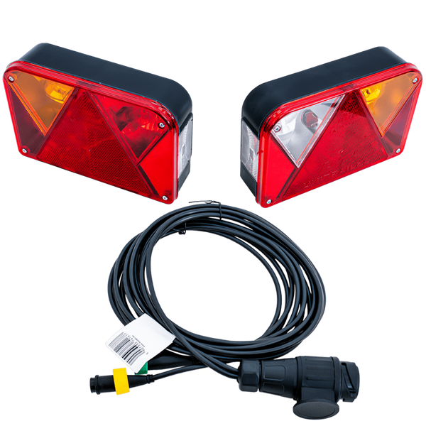 Feux arrière DOBPLAST DPT35 + faisceau MANTES 4m 13PIN