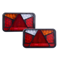 Feux arrière FRISTOM FT-370 LED à baïonnette 6 broches, 7 fonctions gauche + droite