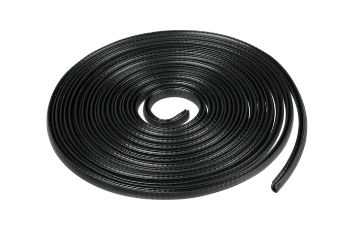 Protection de bord de porte blindée LAMPA 5 m Noir