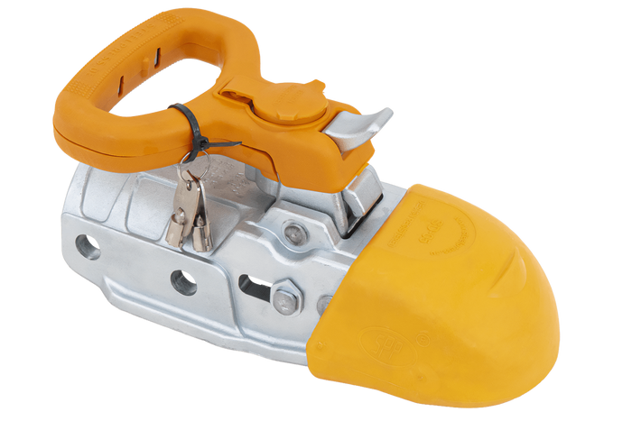 Attelage à boule STEELPRESS BC-3500E-00-02+SD pour remorque de 3500 kg avec timon en fonte de 60,5 mm