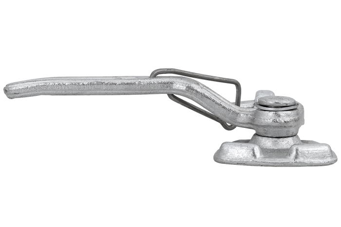 Attelage latéral gauche avec fixation WINTERHOFF WV 10-L + WVG 10-A, fermeture latérale complète remorque