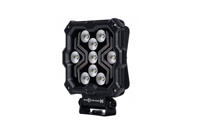 Lampe de travail LED réflecteur KAMAR X-SPIDER L0195, 9xLED, 1700lm