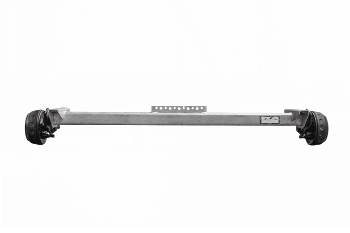Essieu freiné KNOTT VGB13-M pour remorque/porte-voitures 1350 kg 1450 mm 1900 mm 5x112