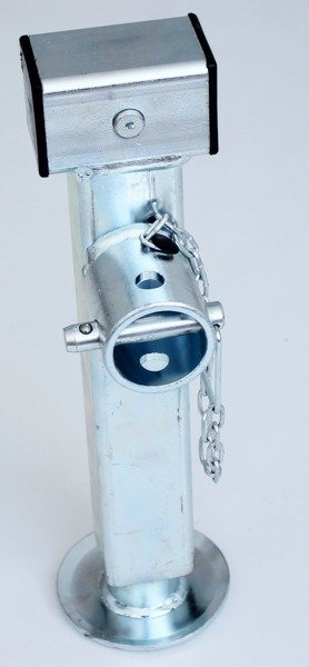 Support extensible avec manivelle et adaptateur WINTERHOFF SF60-19-280 pour remorque plateau 1300 kg 415-655 mm