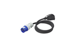 Adaptateur avec prise et fiche CEE avec contact de protection 16 A 230 V ProPlus 373530DE, câble de 150 cm