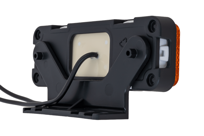 Feu de gabarit, position LED WAŚ W254 2033, orange, universel, avec support