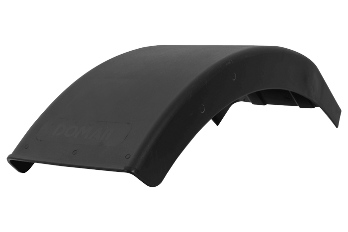 Jeu de deux demi-garde-boue pour remorque DOMAR DR1012201+DR1012202, passage de roue 384/200mm gauche+droite