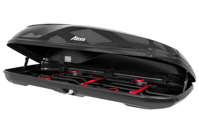 Coffre de toit Atera Casar XL, noir métallisé