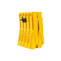 Lot de deux cales de roue pliables LOKHEN ORIGAMY 56 h : 230 mm / kit avec poignée