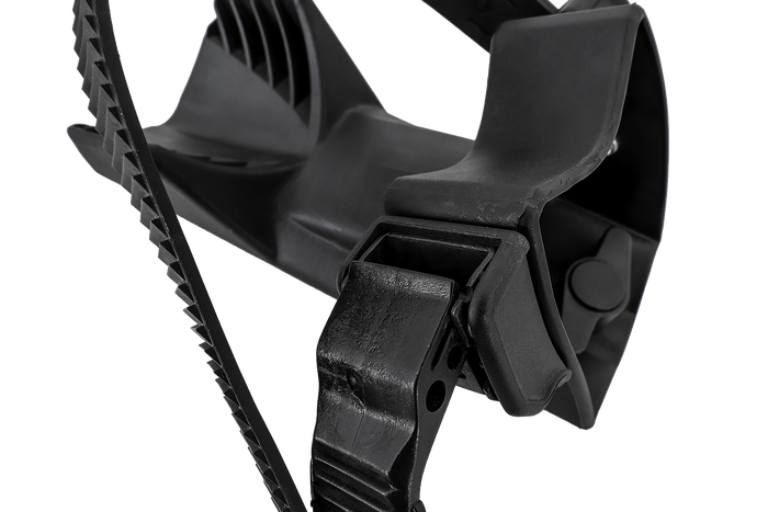 Support de roue (gauche) avec sangle de retenue de roue - Atera Evo/Vario 0969994319