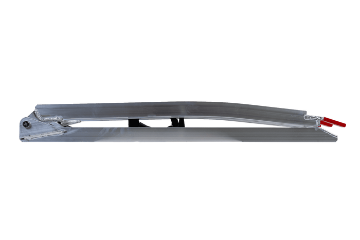 Rampe pliable UNITRAILER ALR002 en aluminium pour remorque, 221 cm, 340 kg, avec sangle
