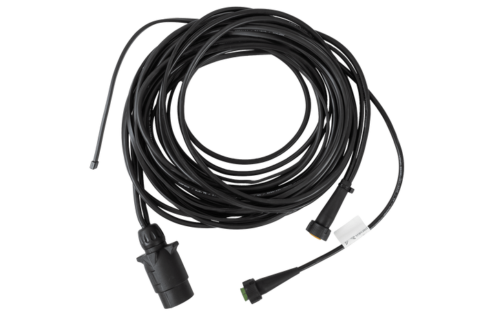 Faisceau électrique pour installation remorque, ASPÖCK 5 m, fiche 7 broches, baïonnettes 2x 5 broches