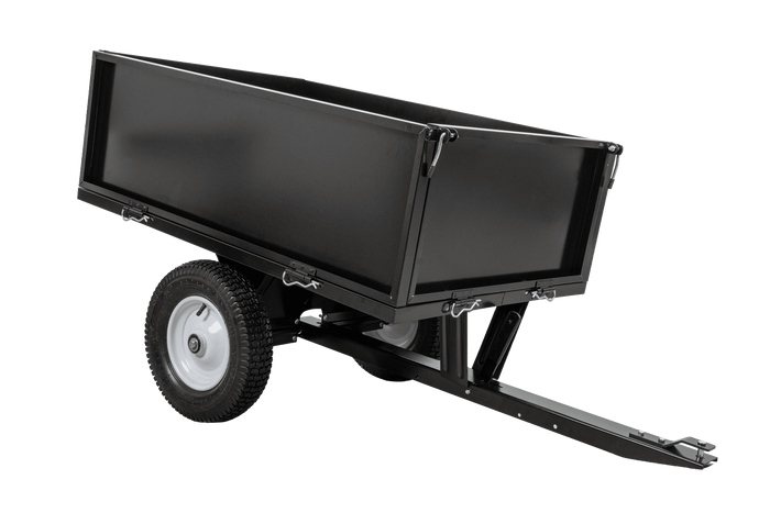 Remorque de jardin pour tracteur, quad UNITRAIER, chariot basculant 225 kg, 1030 x 700 mm