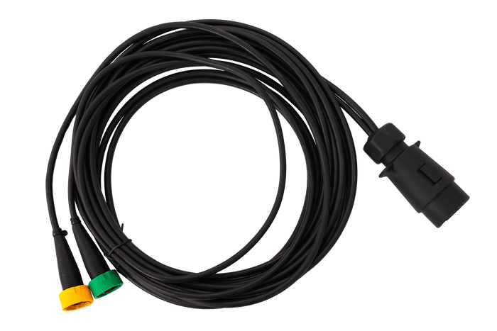 Faisceau de câblage électrique pour remorque ASPÖCK 58-1022-087, 4,5 m, connecteurs à baïonnette 7 broches, 2 x 5 broches