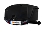 Towbox Camper Alpha noir (court) - coffre de toit monté sur attelage