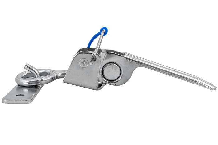 Attelage, charnière latérale avec fermoir WINTERHOFF BV 40-1 + BVG 40-A fermeture excentrique complète côté, ridelle remorque